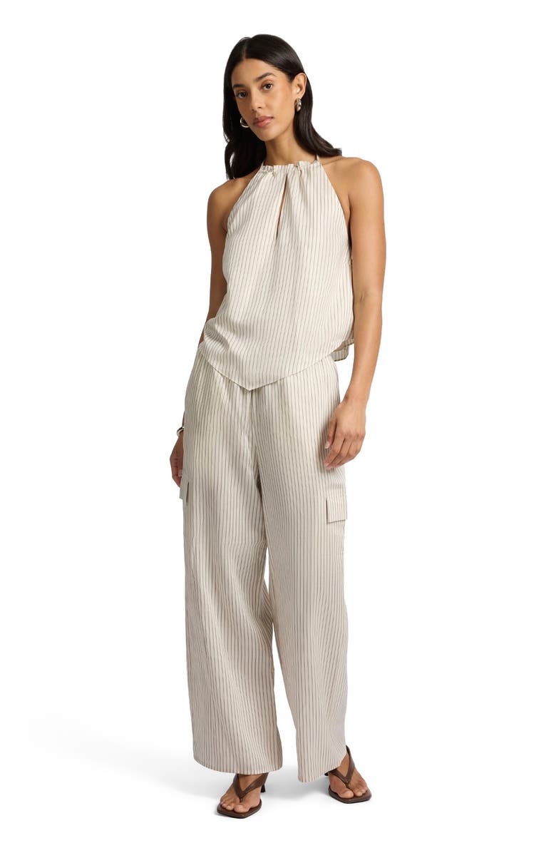 Onia Cargo Pant, Main, color, Cream/Black