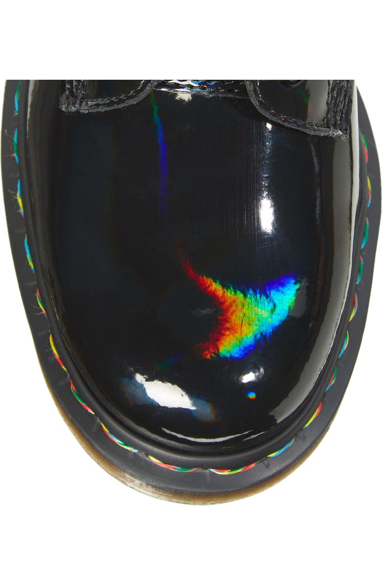 Dr. Martens 1460 Rainbow Patent Boot, Alternate, color,