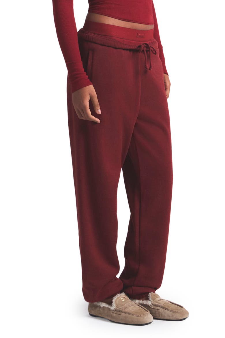 Cotton Fleece Blend Classic Joggers, Alternate, color, MERLOT