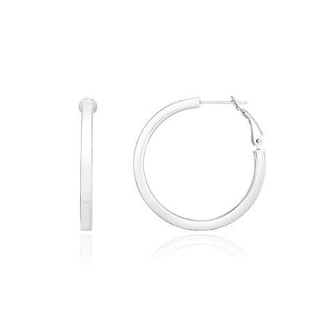 Square Tube Hoop Earrings