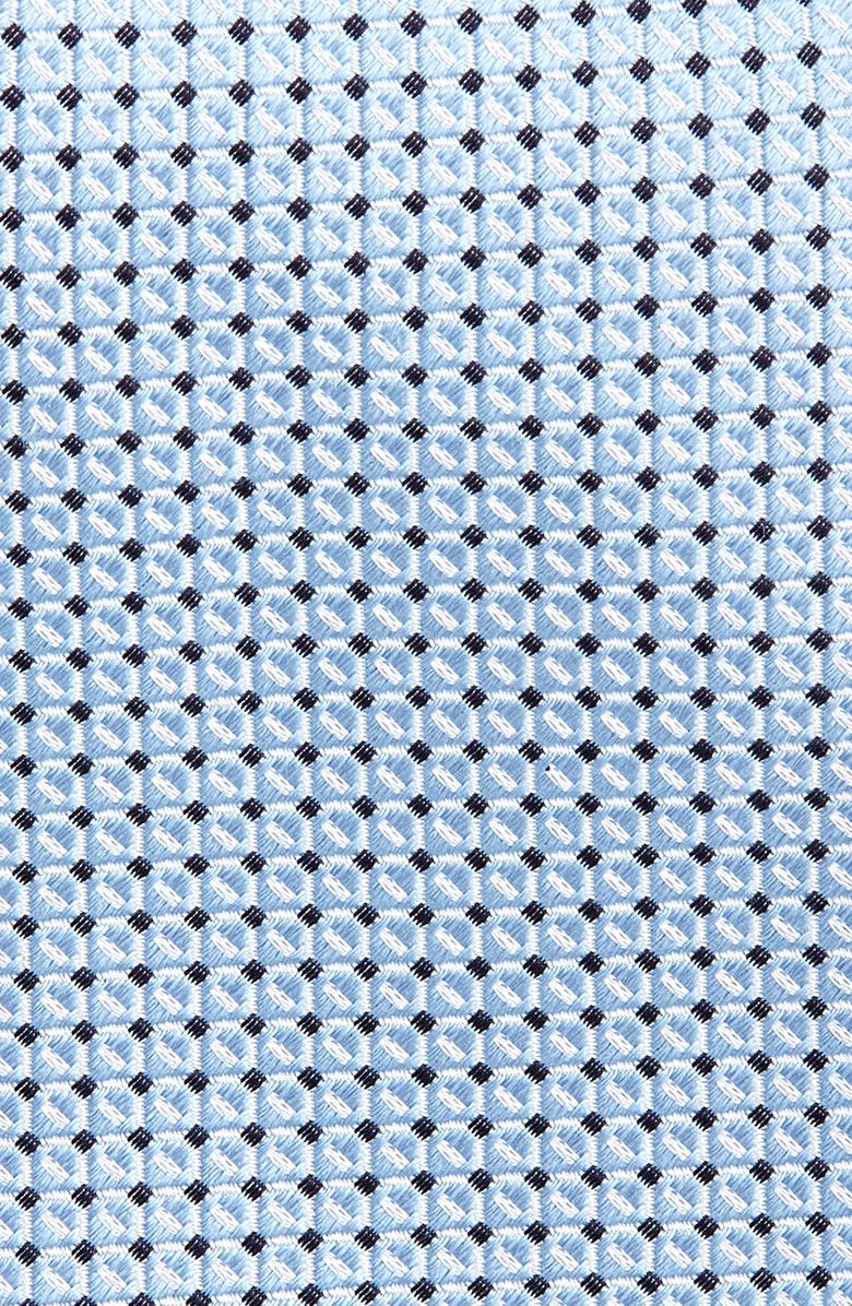 BOSS Micropattern Silk Blend Tie, Alternate, color, 