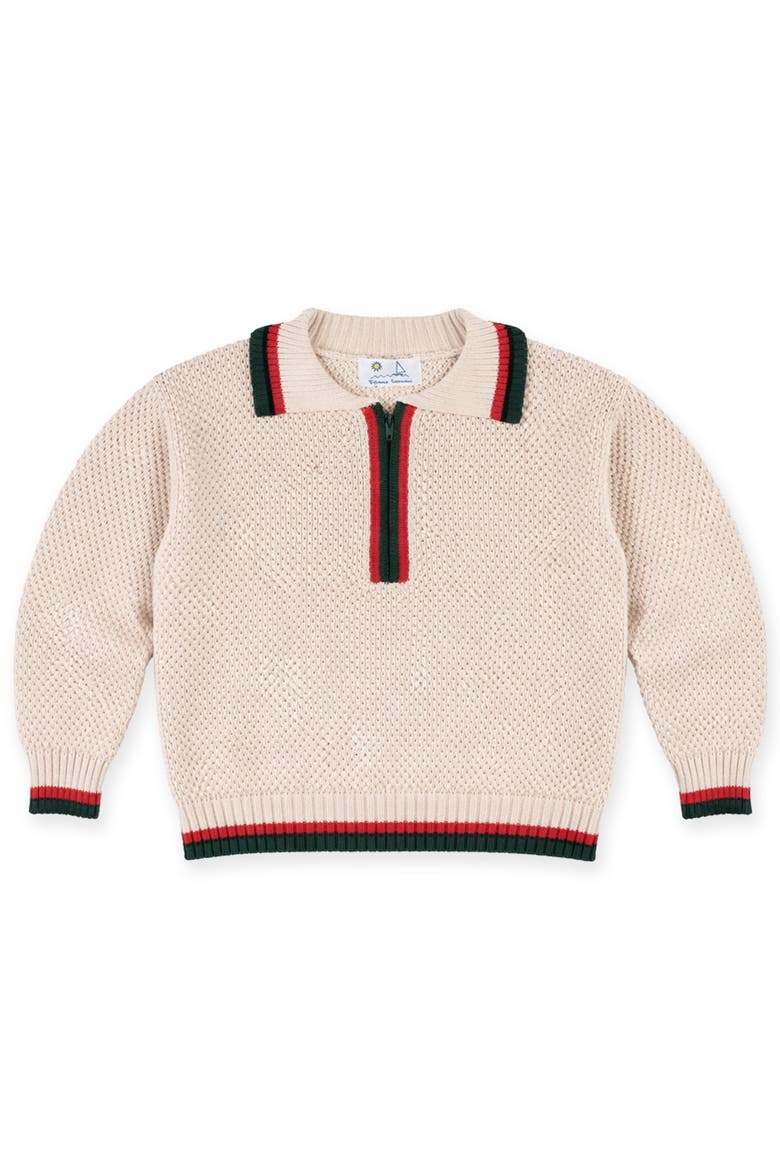 Polo Sweater, Main, color, Beige