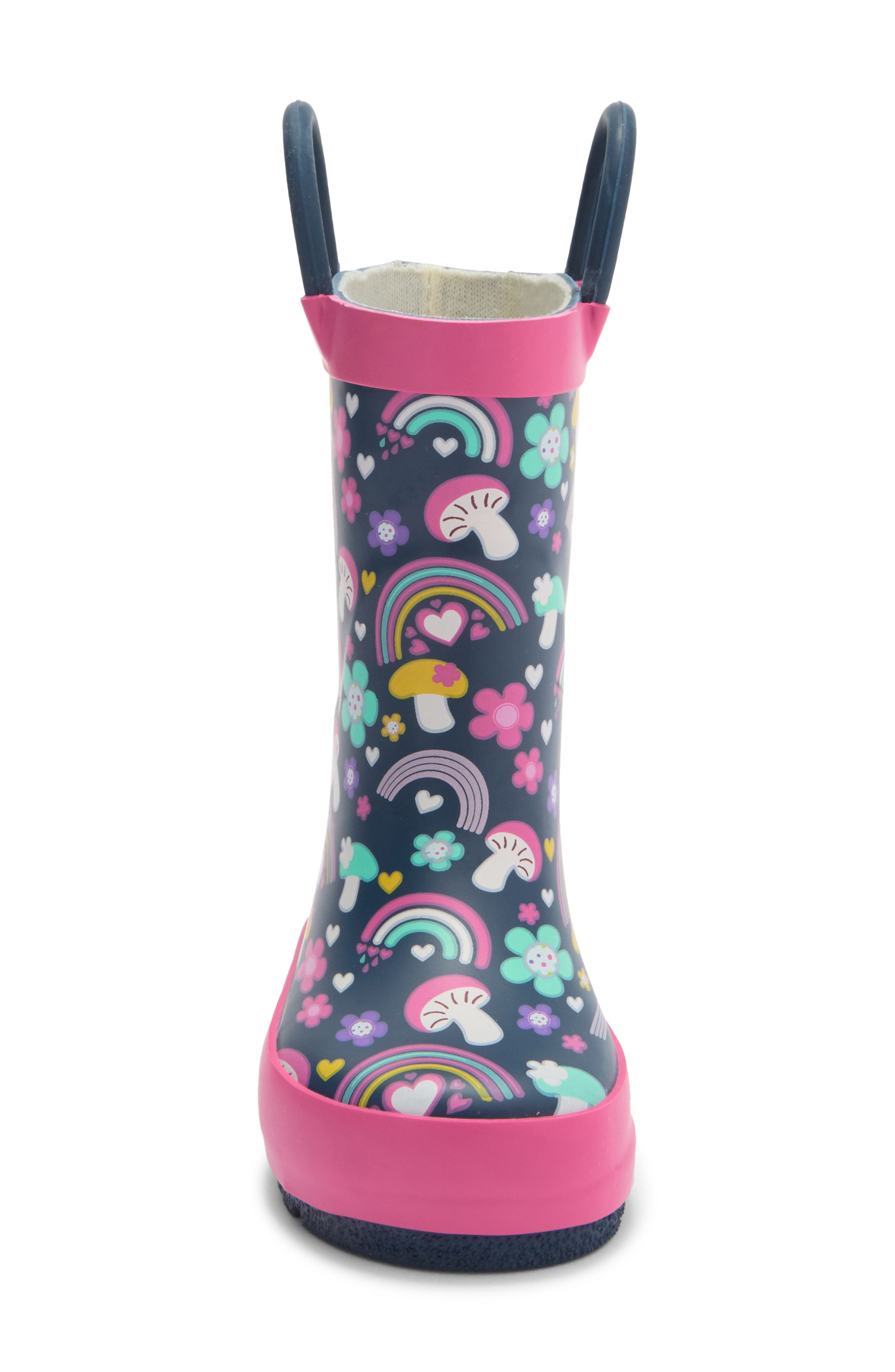Western Chief Kids' Rainbow Dream Rain Boot, Alternate, color, Navy
