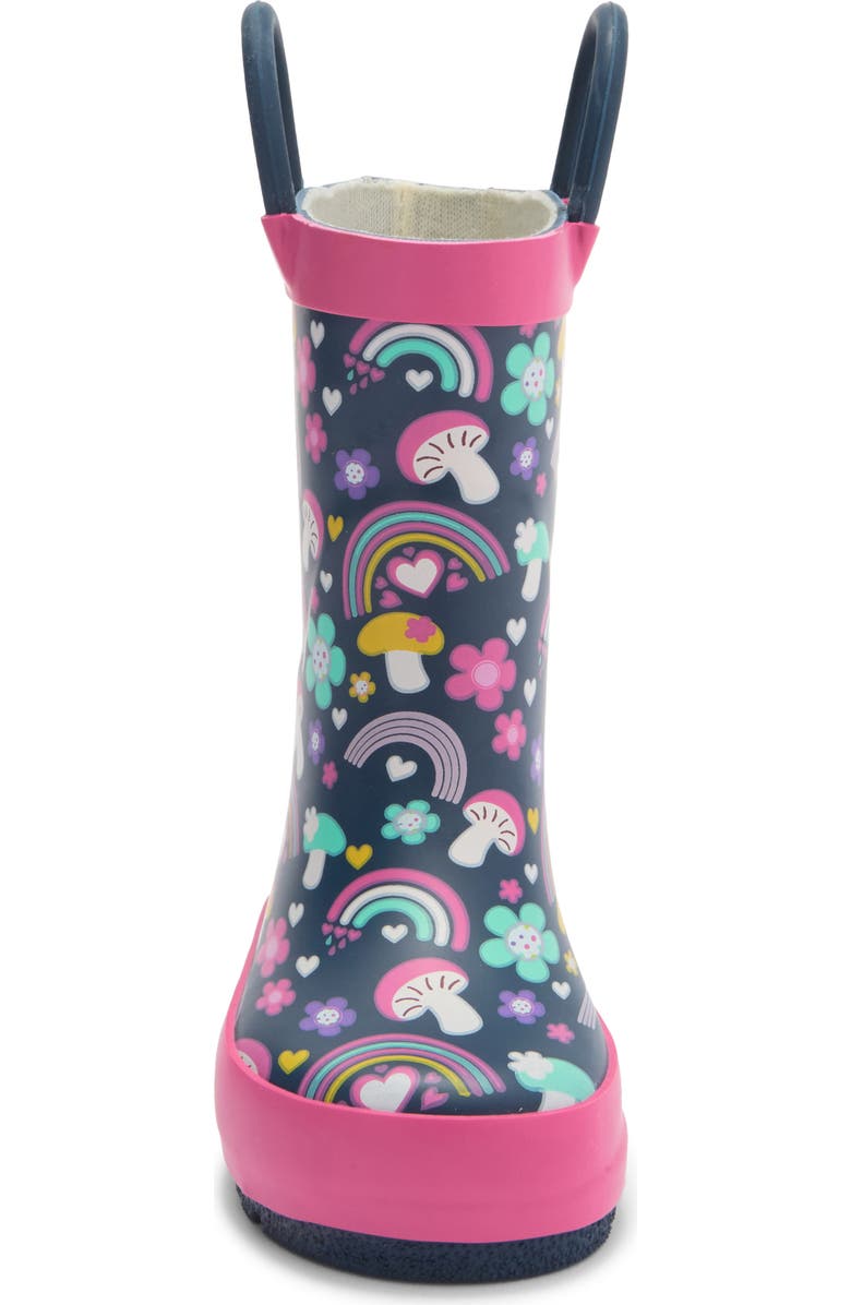 Western Chief Kids' Rainbow Dream Rain Boot, Alternate, color, Navy