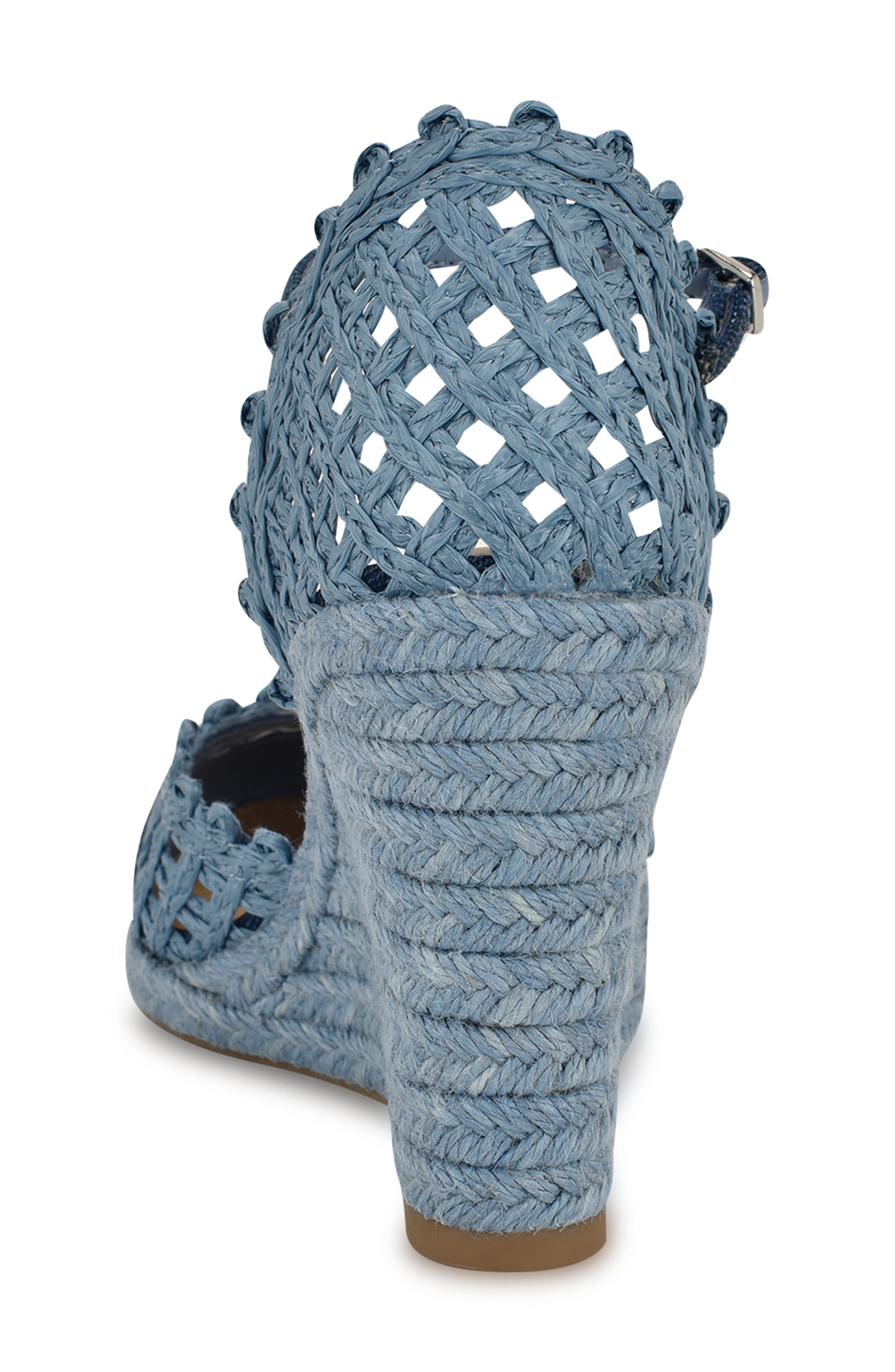 Nine West Mckinly Ankle Strap Wedge Sandal, Alternate, color, 