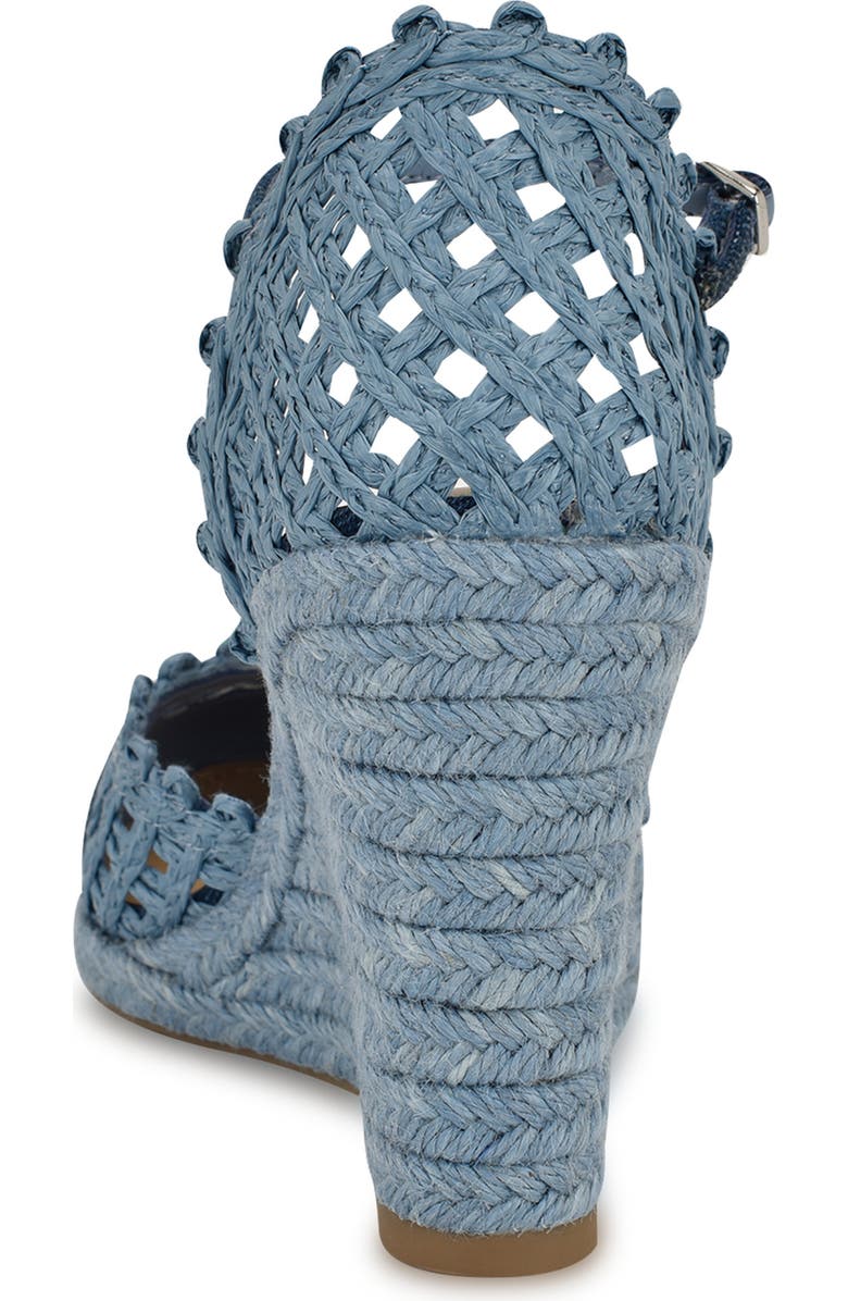 Nine West Mckinly Ankle Strap Wedge Sandal, Alternate, color,