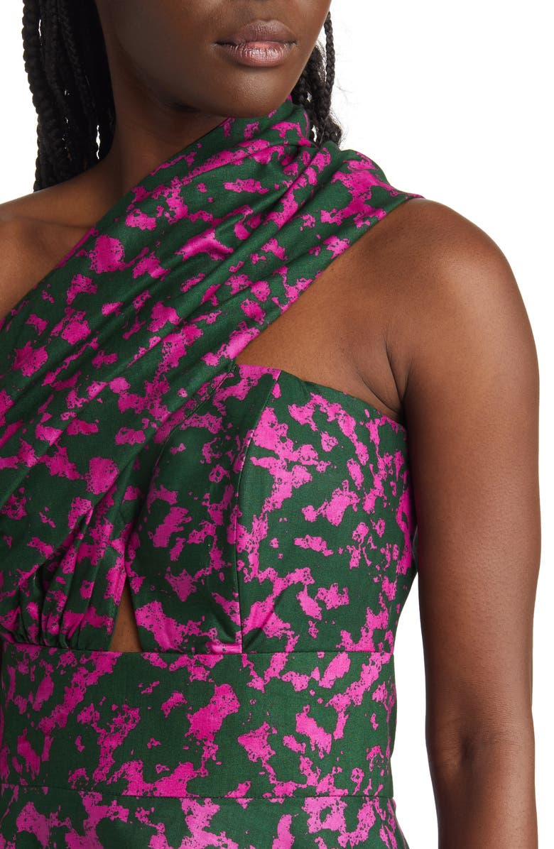 SIKA Beeko One-Shoulder Cotton Maxi Dress, Alternate, color, 