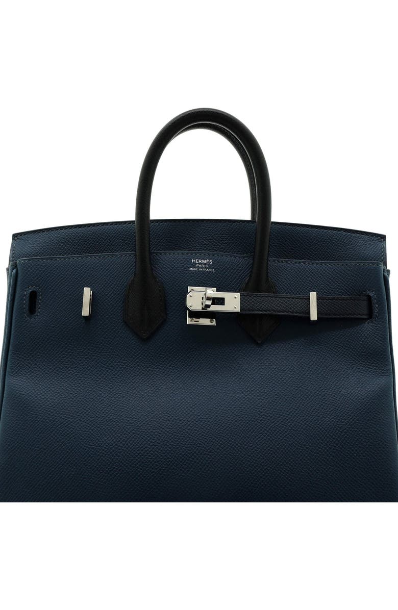 Pre-Owned Hermes Birkin Handbag Tricolor Epsom with Palladium Hardware 25, Alternate, color,