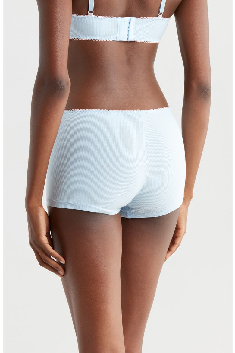 Rib Lounge Shorts, Alternate, color, POWDER BLUE