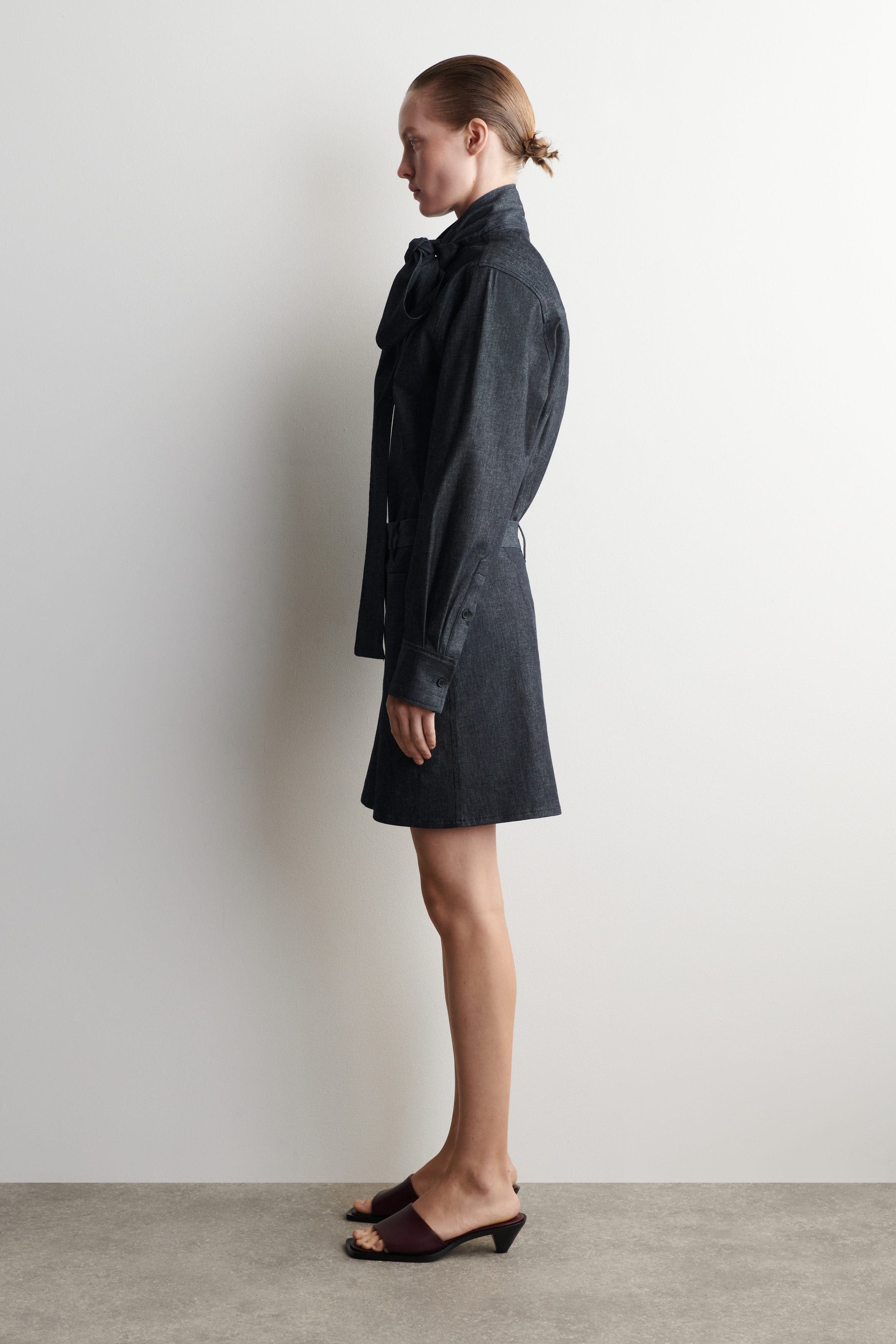 Denim Mini Skirt - image 2