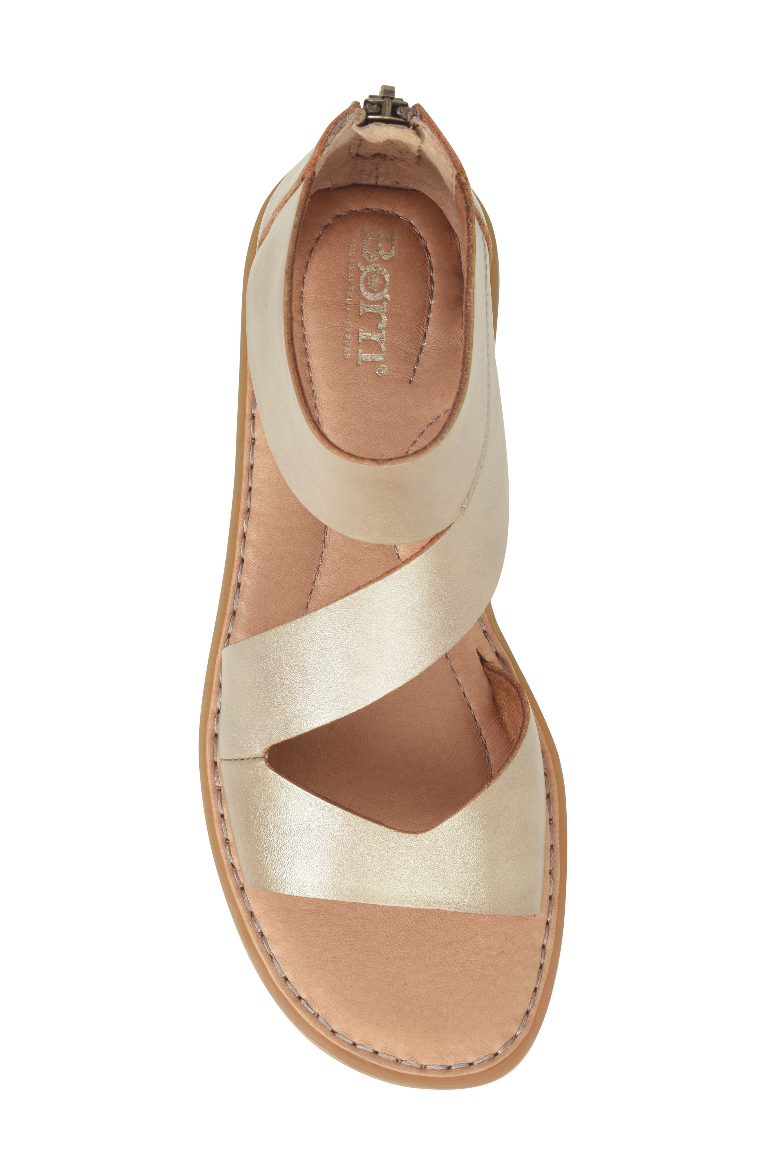 Irie Sandal, Alternate, color, GOLD METALLIC SUEDE