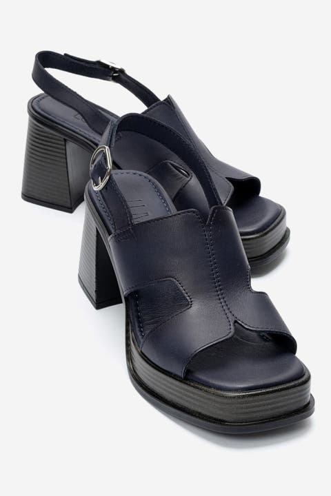 Zennia Leather Platform Sandal