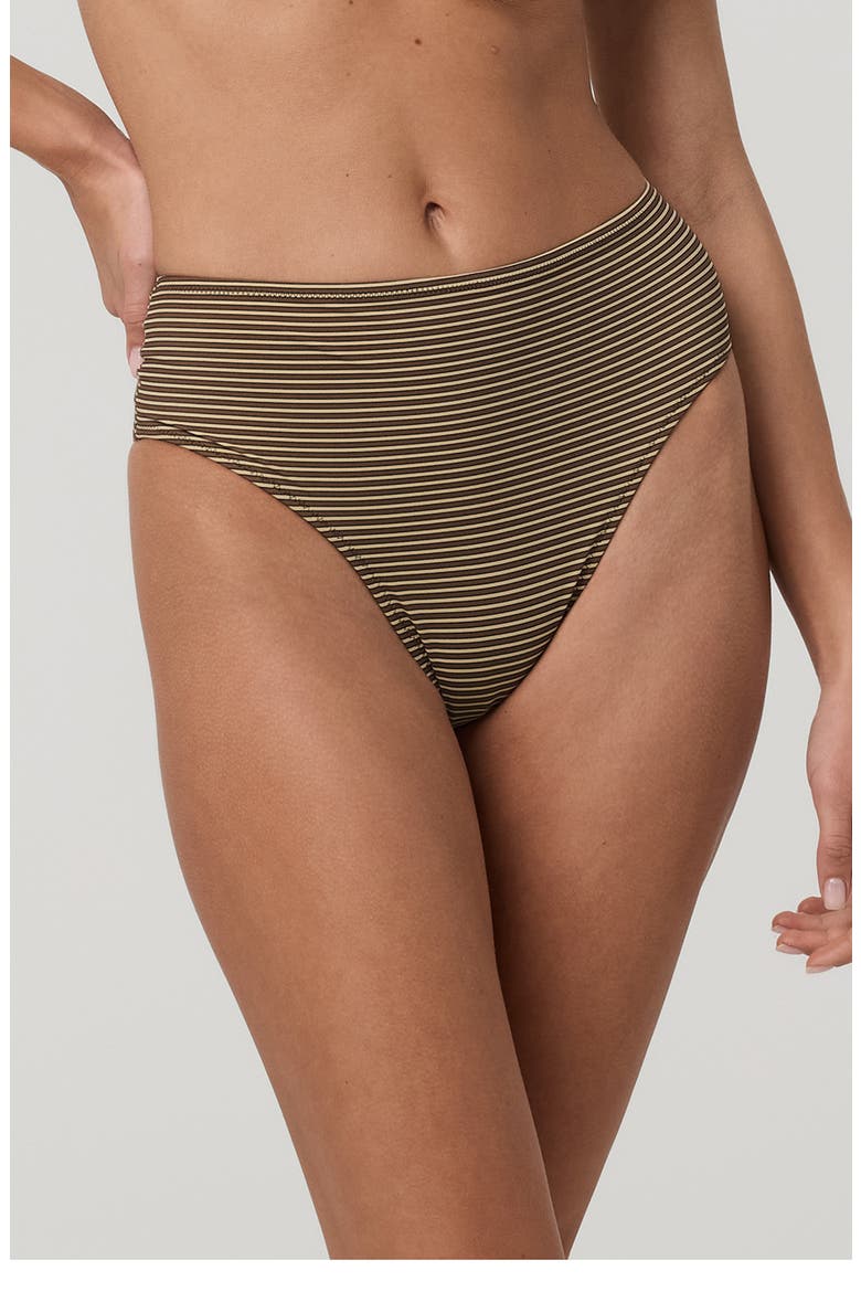 High Waist Bikini Bottoms, Main, color, PALMERA