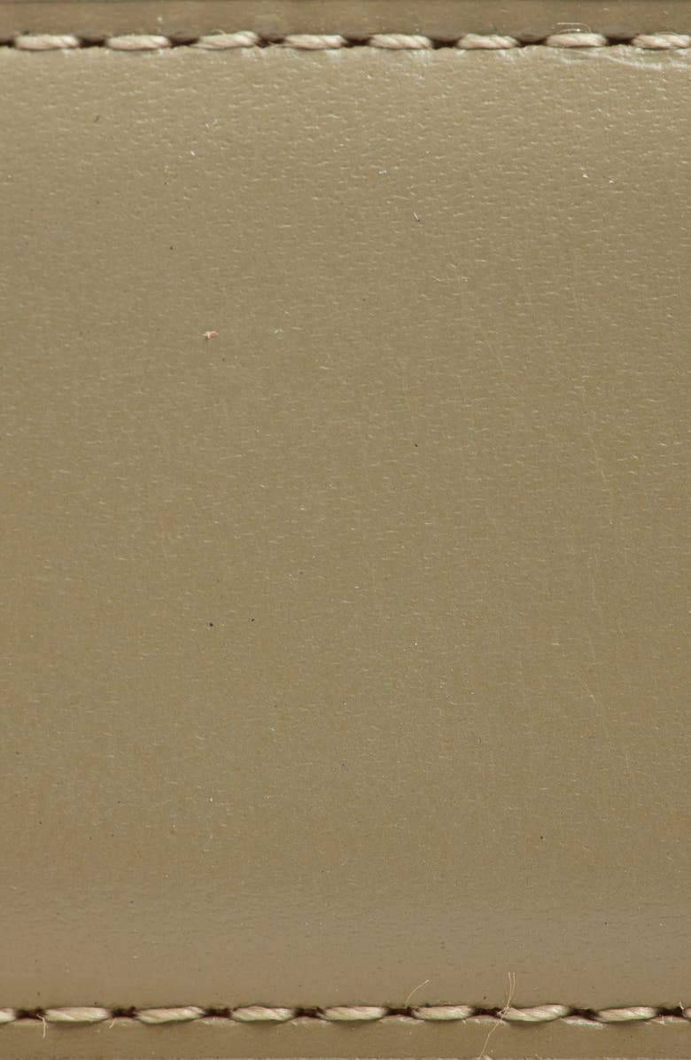 Treasure & Bond Parker Brass Hoop Leather Belt, Alternate, color, Olive Covert