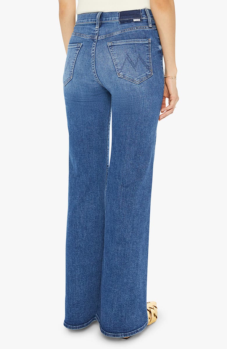 MOTHER The Tomcat Roller Sneak High Waist Wide Leg Jeans, Alternate, color, 