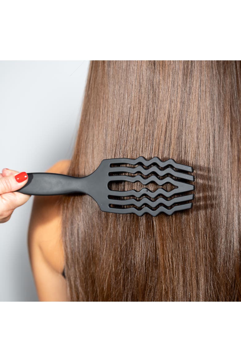 Detangler Brush 100% Natural Boar, All Hair Types, Alternate, color, Multicolored