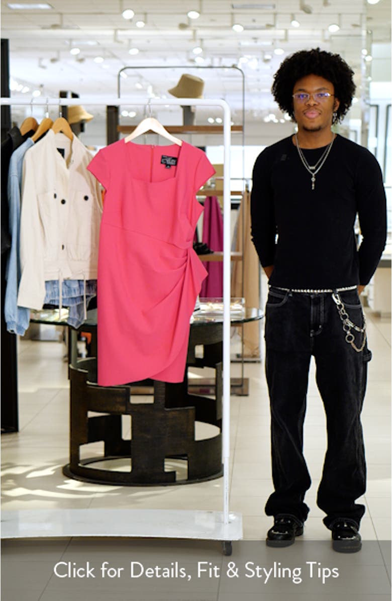 Compression Collection Tulip Sheath Cocktail Dress, sales video thumbnail