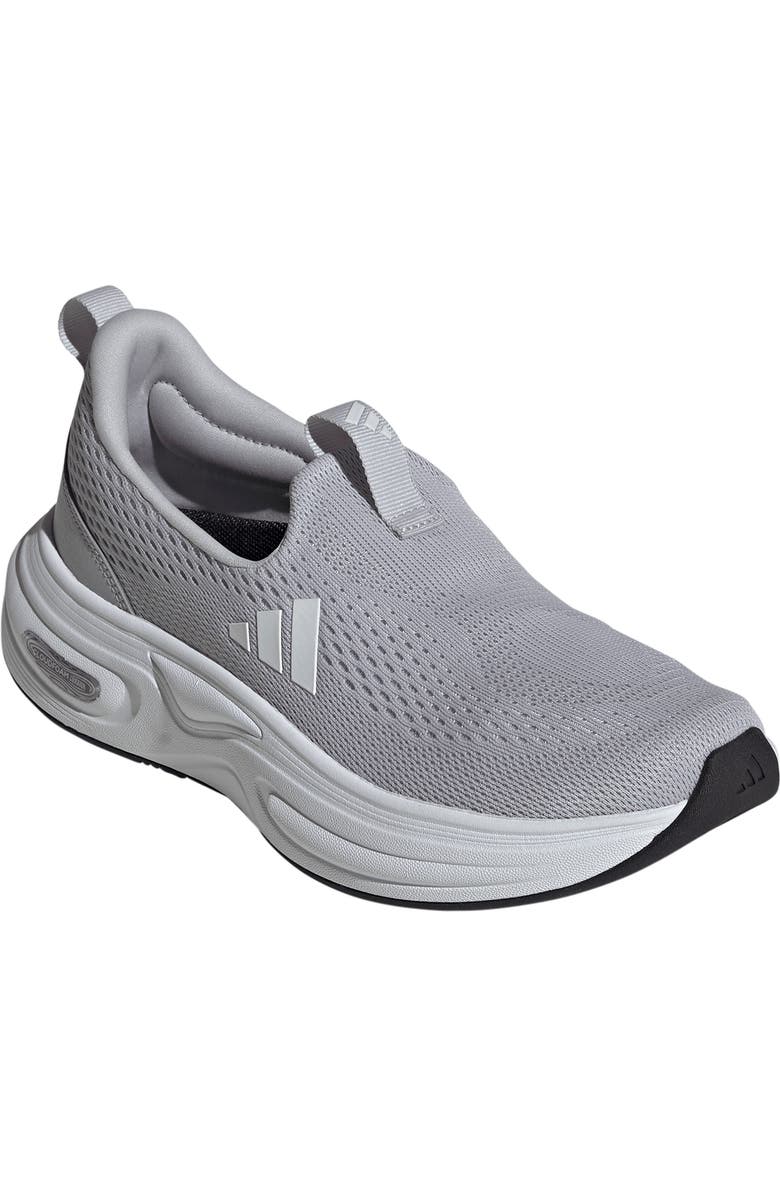 adidas Cloudfoam Cuxxion Slip-On Sneaker, Main, color, Grey/ White/ Core Black