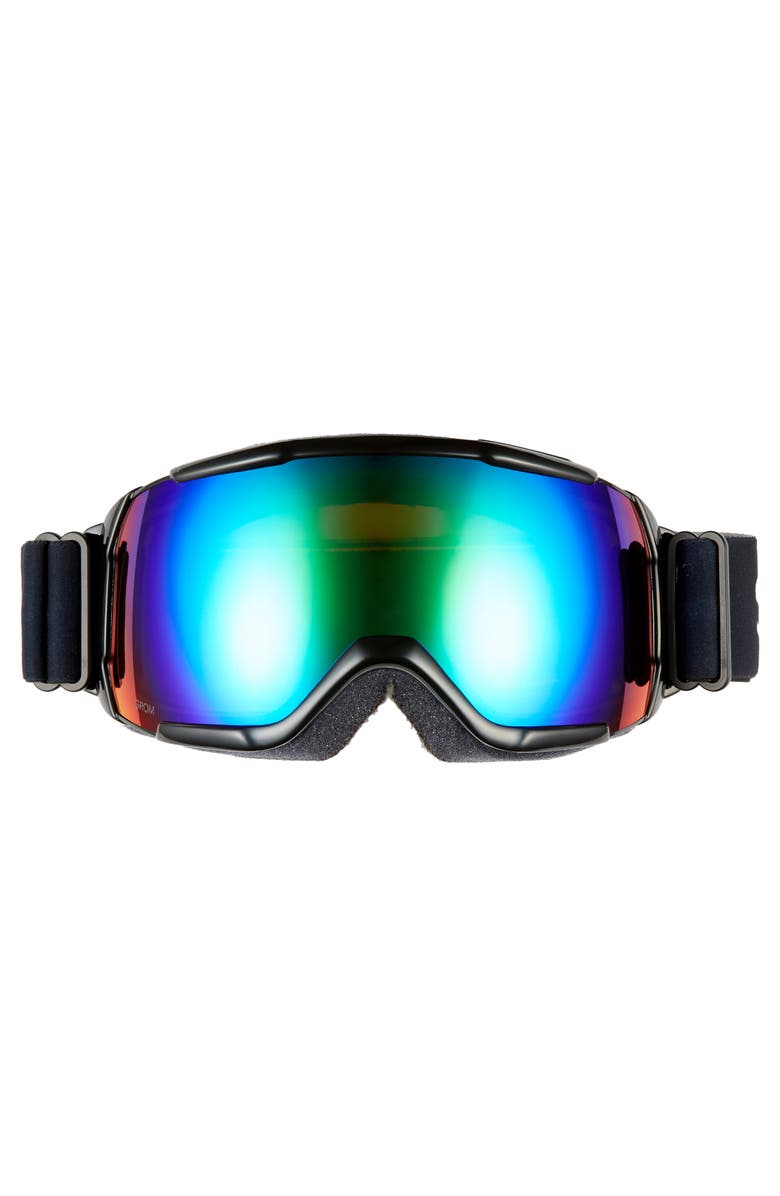 Smith Grom Snow Goggles, Alternate, color, Black/ Green