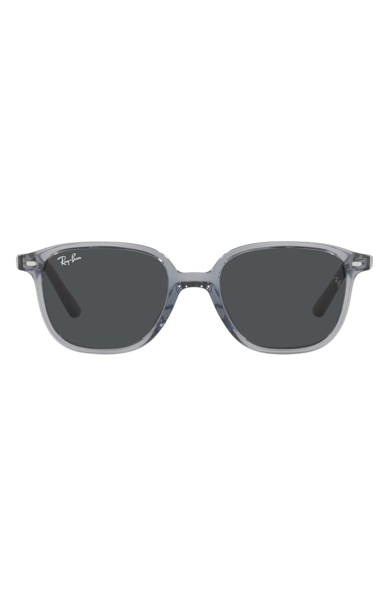 Ray-Ban Kids' Junior Leonard 45mm Square Sunglasses, Main, color, Transparent Black