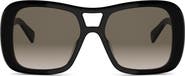 CELINE Triomphe 55mm Gradient Pilot Sunglasses