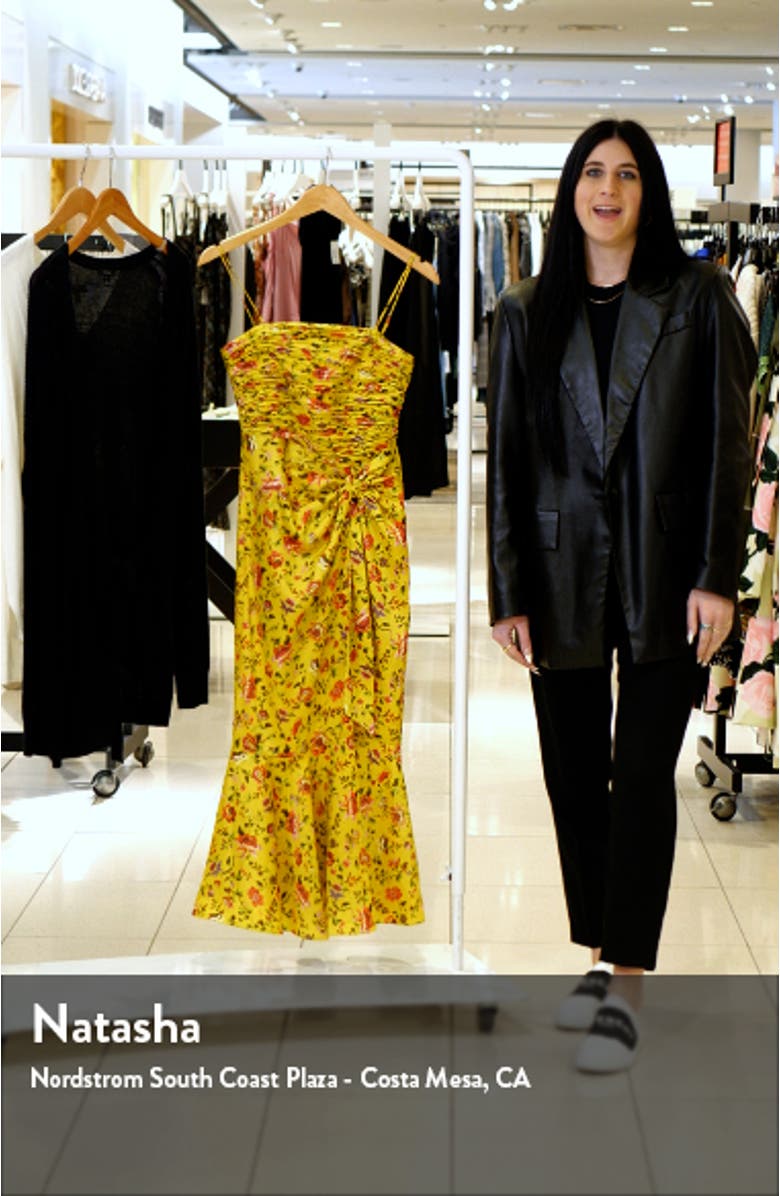 Provence Katz Ruched Midi Dress, sales video thumbnail