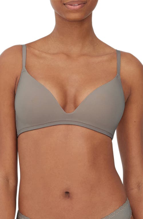 Skarlett Blue Prestige Wireless Push-up Bra In Gray
