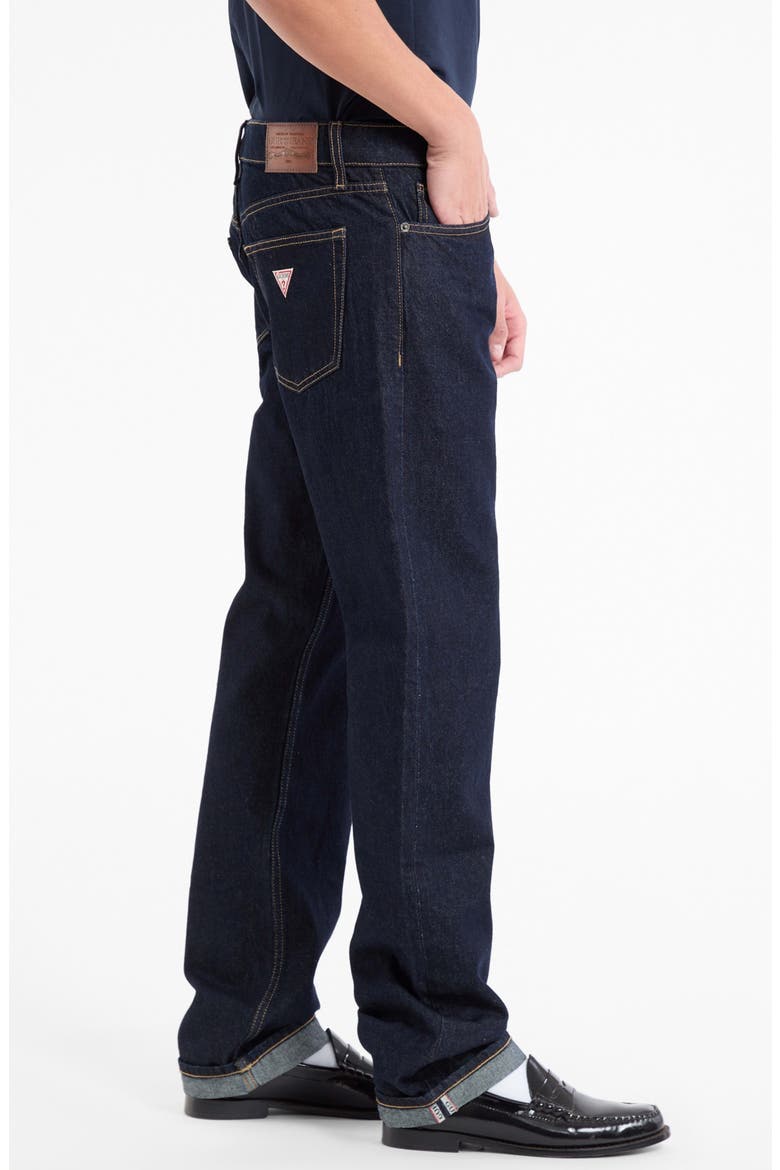 GJ Selvedge Straight Leg Jeans, Alternate, color, GJSE