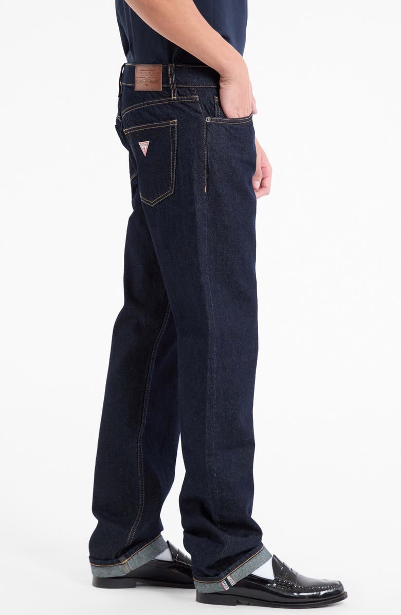 GUESS JEANS GJ Selvedge Straight Leg Jeans, Alternate, color, Gjse