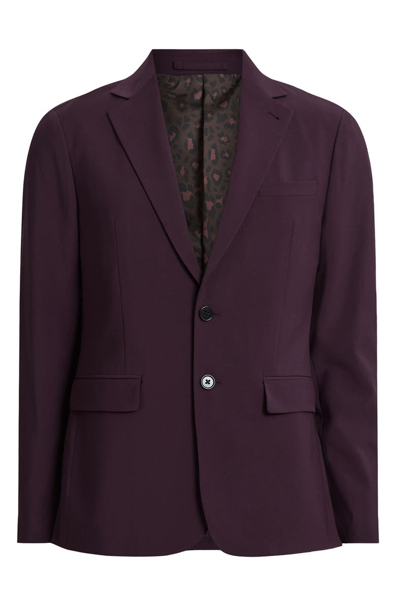 AllSaints Lisle Blazer, Alternate, color, Port Purple