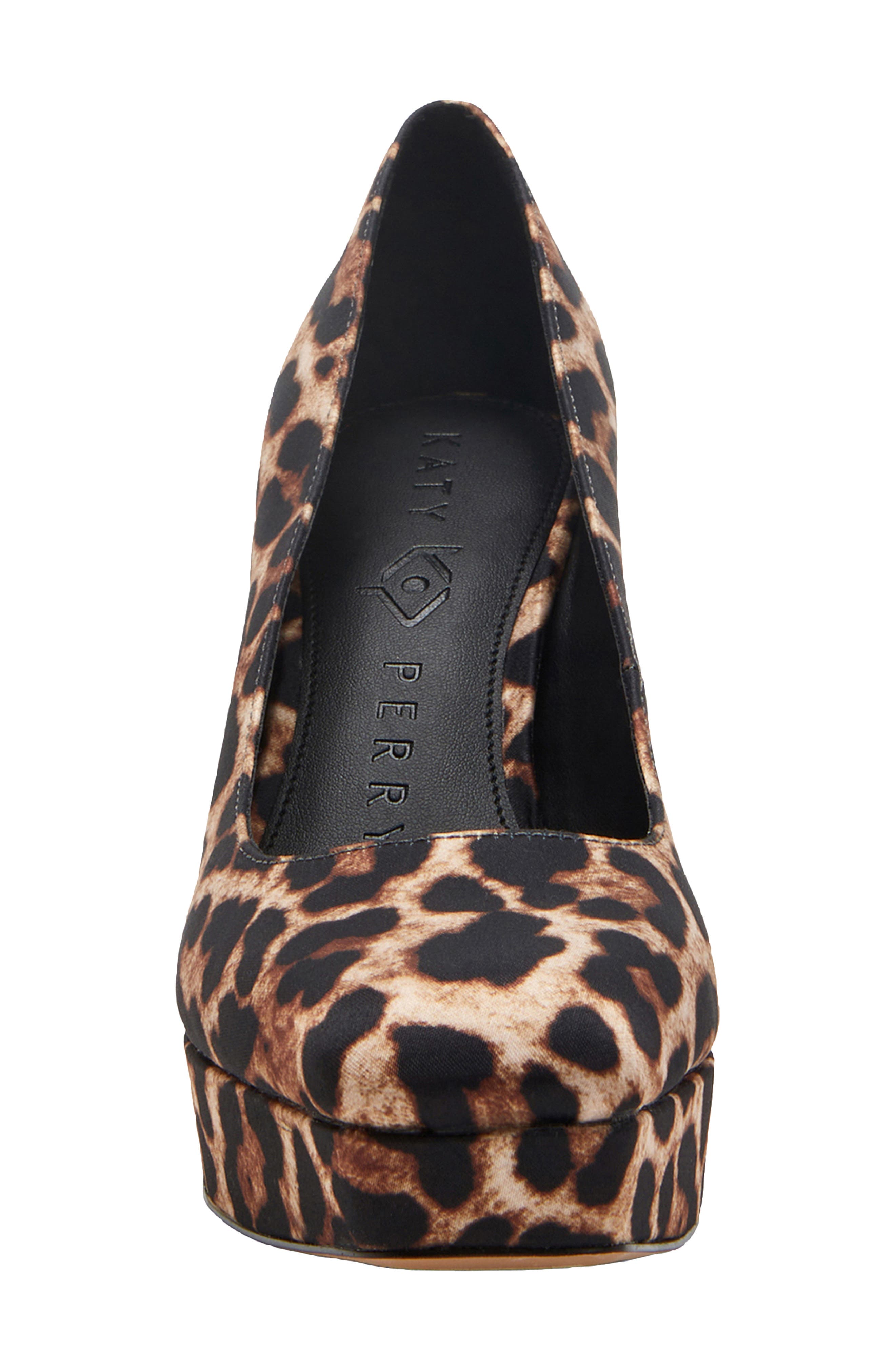 The Square Platform Pump, Alternate, color, COFFEE MULTI
