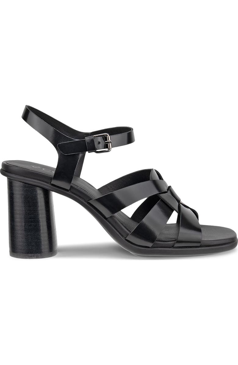 ECCO Sculpted Alba Block Heel Sandal, Alternate, color, Black