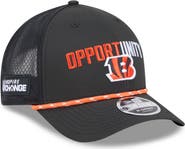 New Era Men's New Era Black Cincinnati Bengals 2025 Inspire Change 9FORTY M-Crown Adjustable Hat