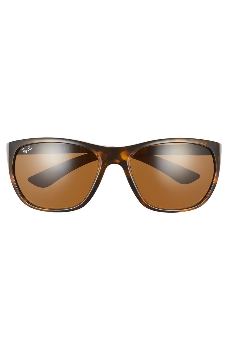 Ray-Ban 61mm Wrap Sunglasses, Alternate, color,