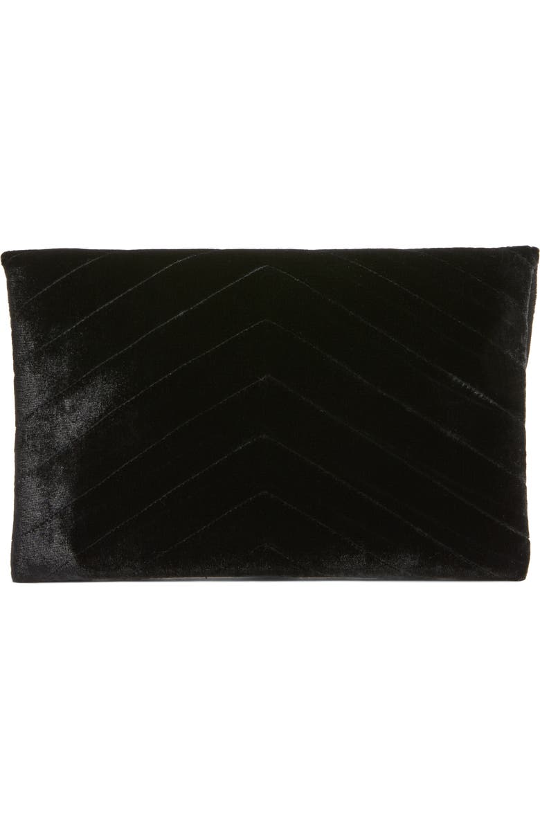 Shiraleah Alexis Velvet Envelope Clutch, Alternate, color,