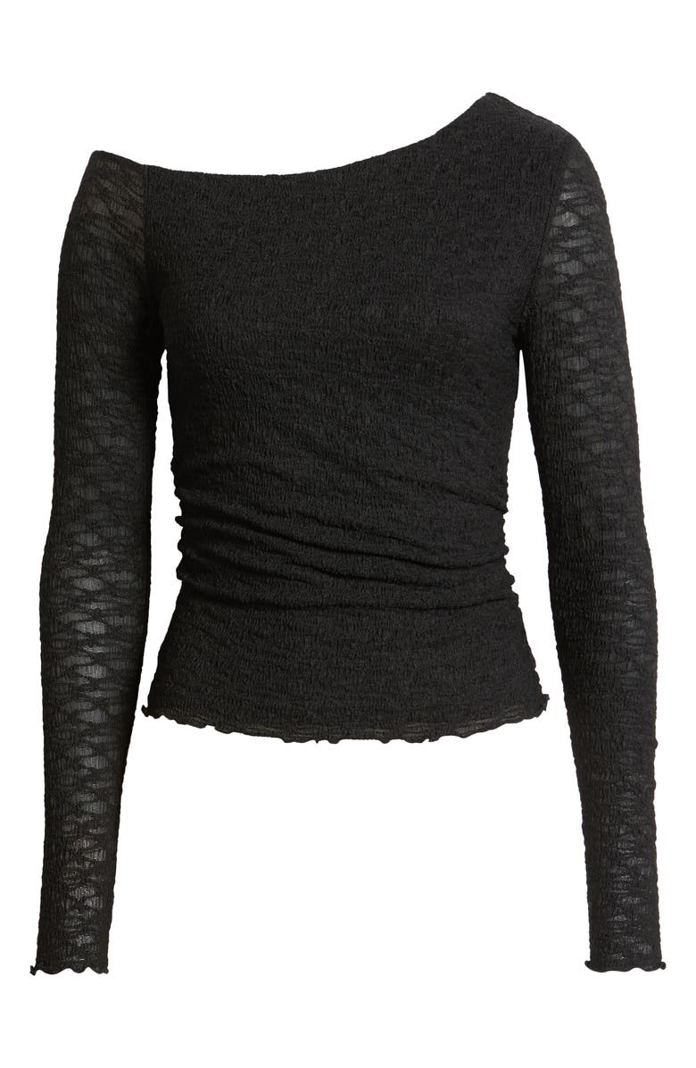 BP. One-Shoulder Lace Top, Alternate, color, Black