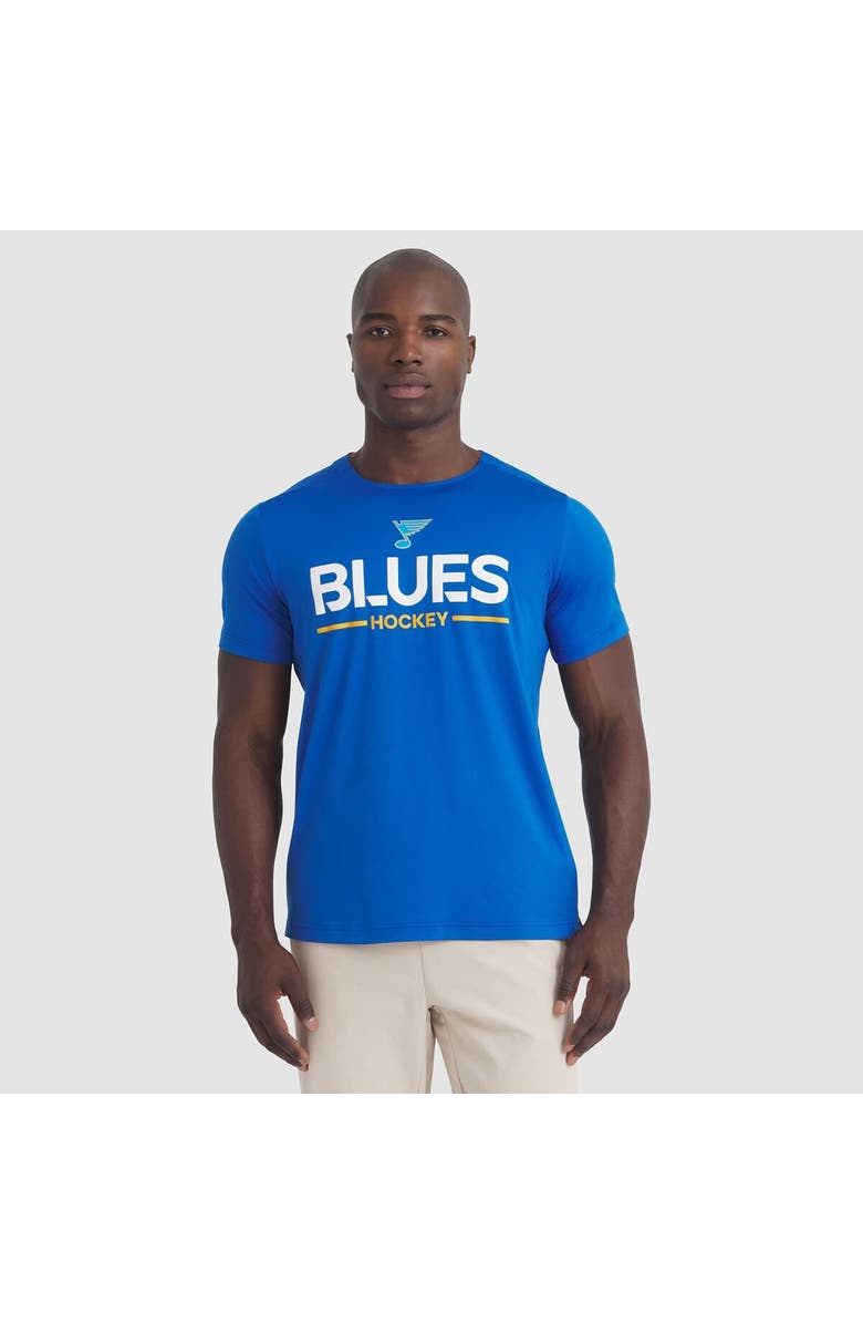 FANATICS Men's Fanatics Blue St. Louis Blues Authentic Pro Rink Tech T-Shirt, Main, color, Blue