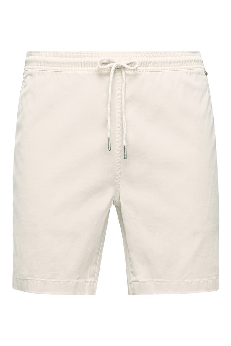 Willis Stretch Twill Drawstring Shorts, Alternate, color, NATURAL LINEN