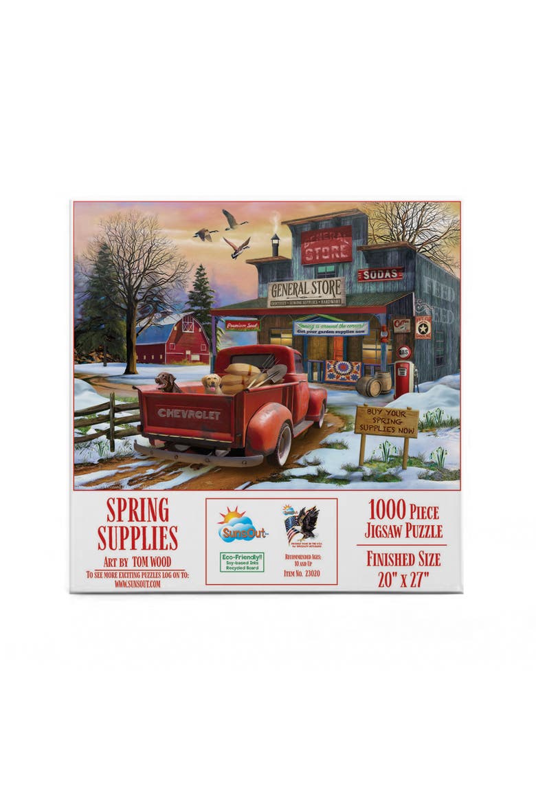 Spring Supplies 1000 piece Jigsaw Puzzle for Adults, Alternate, color, Multicolor