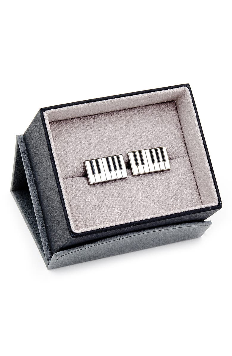 Cufflinks, Inc. Enamel Piano Cuff Lnks, Alternate, color, 