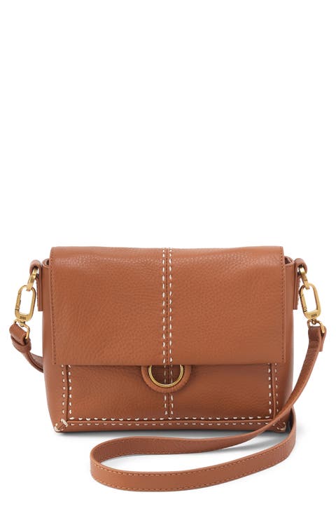 Austin Flap Leather Crossbody Bag