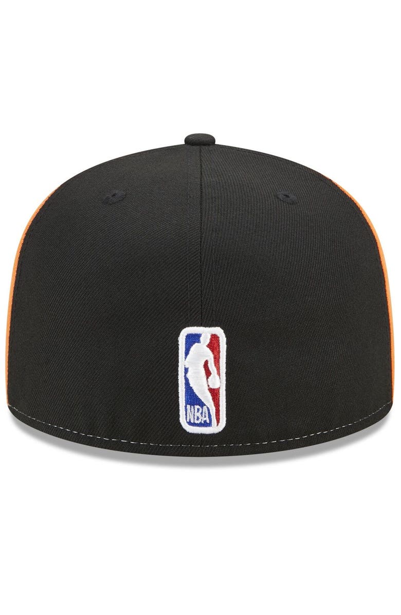New Era Men's New Era  Black New York Knicks 2022/23 City Edition Official 59FIFTY Fitted Hat, Alternate, color, 