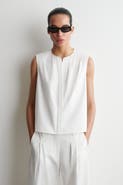 COS Pleated Sleeveless Top