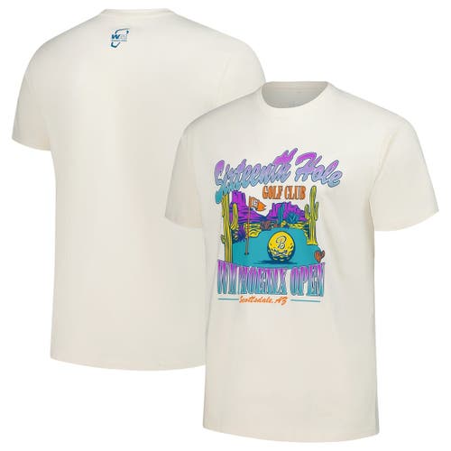 Barstool Golf Cream Wm Phoenix Open 16th Hole T-shirt