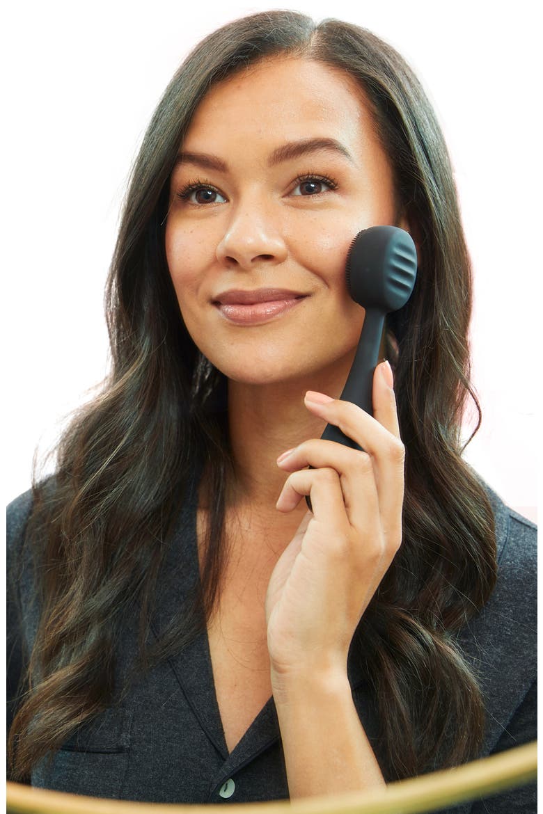 Clean Facial Cleansing and Firming Massage Device, Alternate, color, BLACK