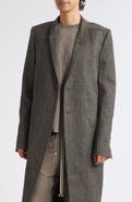 Rick Owens Concordian Wool Blend Coat