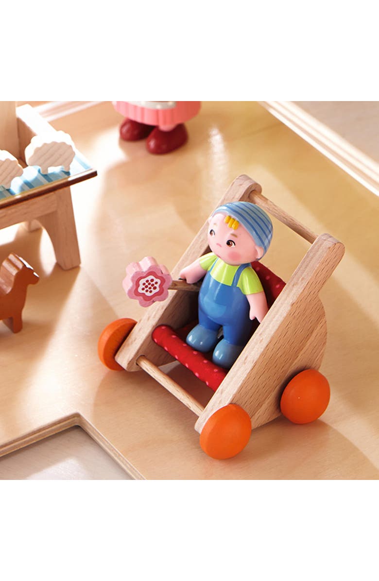 HABA Little Friends Babies Marie & Max - 2.5" Twin Baby Dollhouse Toy Figures, Alternate, color, 