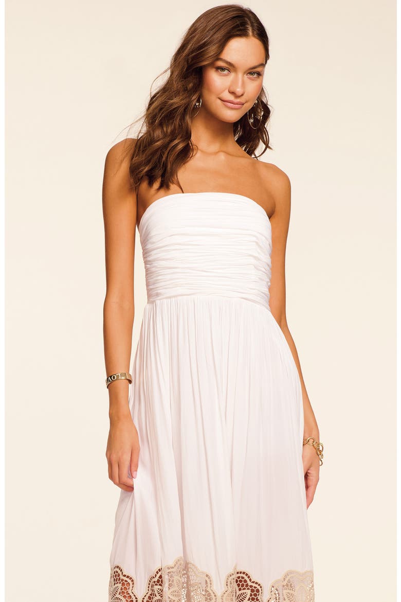 Milani Strapless Maxi Dress, Alternate, color, IVORY