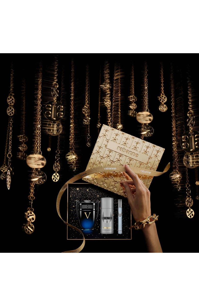 Rabanne Invictus Victory Elixir Parfum Intense 3-Piece Gift Set $218 Value, Alternate, color,