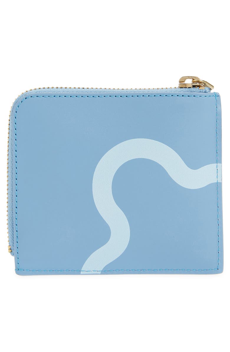 Comme des Garçons Wallets Ruby Eyes Graphic Half-Zip Wallet, Alternate, color, 